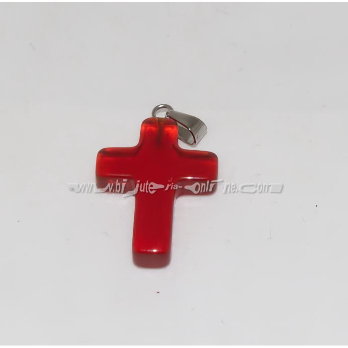 Висулка кръст - Ахат, Тигрово око, Хематит