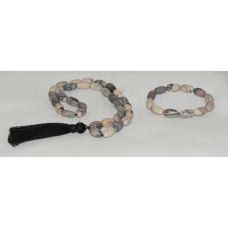 Броеница и гривна от ахат