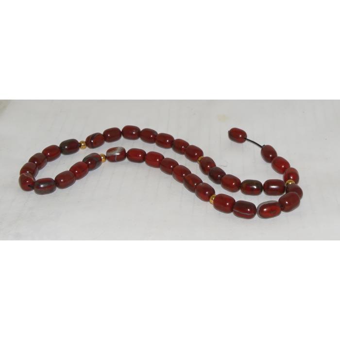 Броеница от яспис (мокаит) + гривна