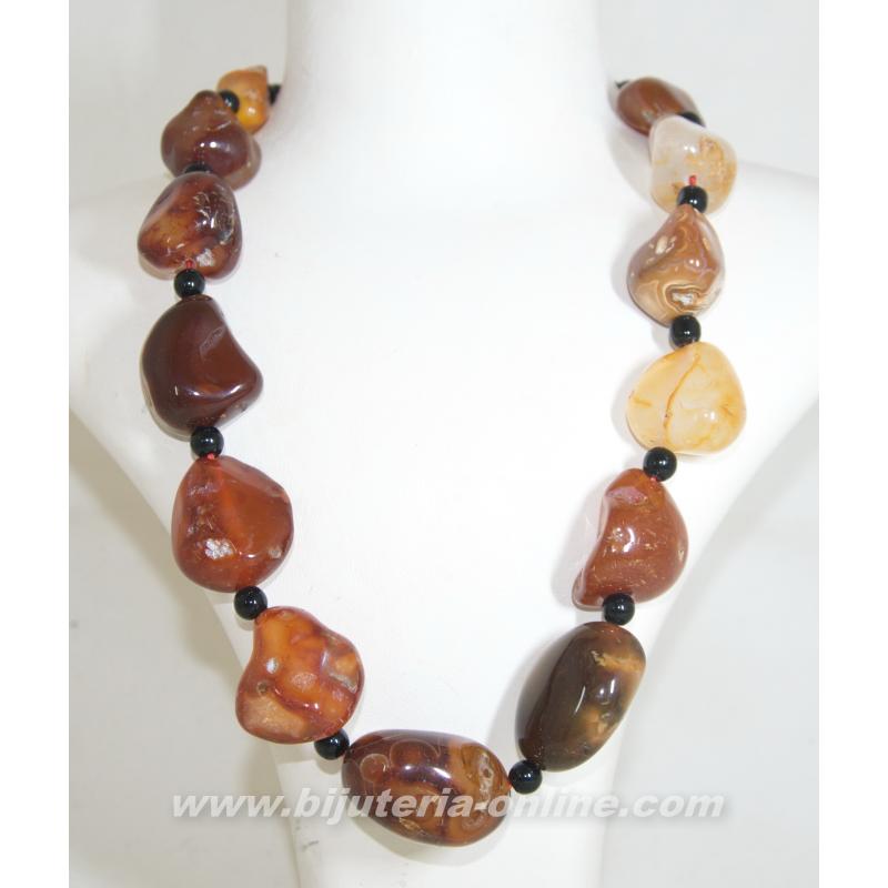 Гердан от карнеол