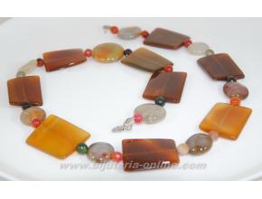 Гердан от карнеол