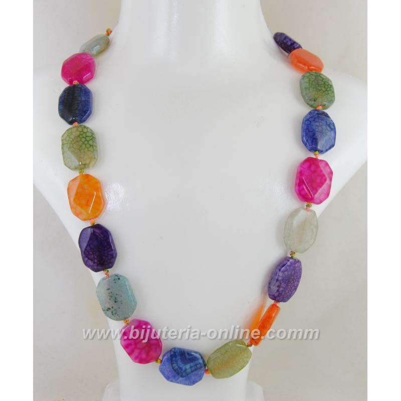 Гердан от халцедон