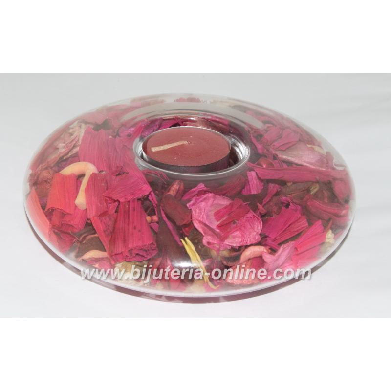 Стъклен Свещник - различни цветове