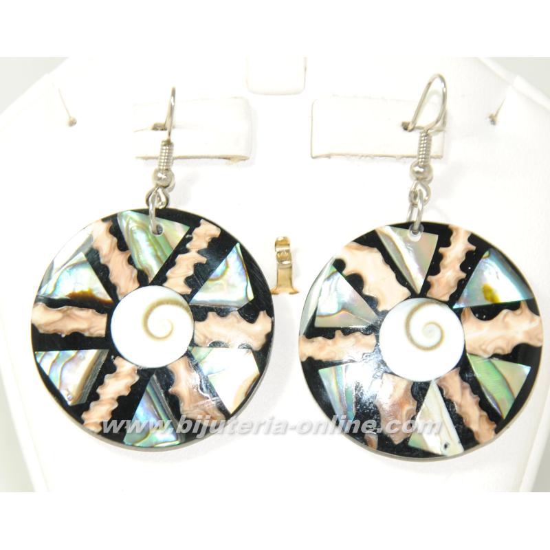 Обеци от седеф