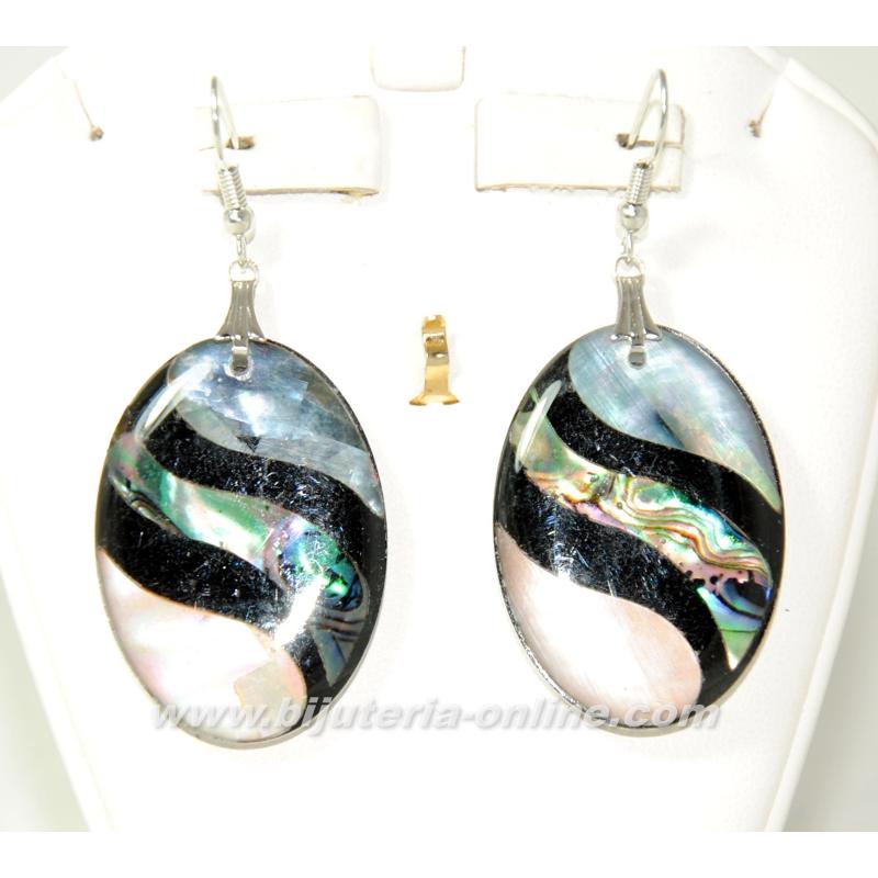 Обеци от седеф