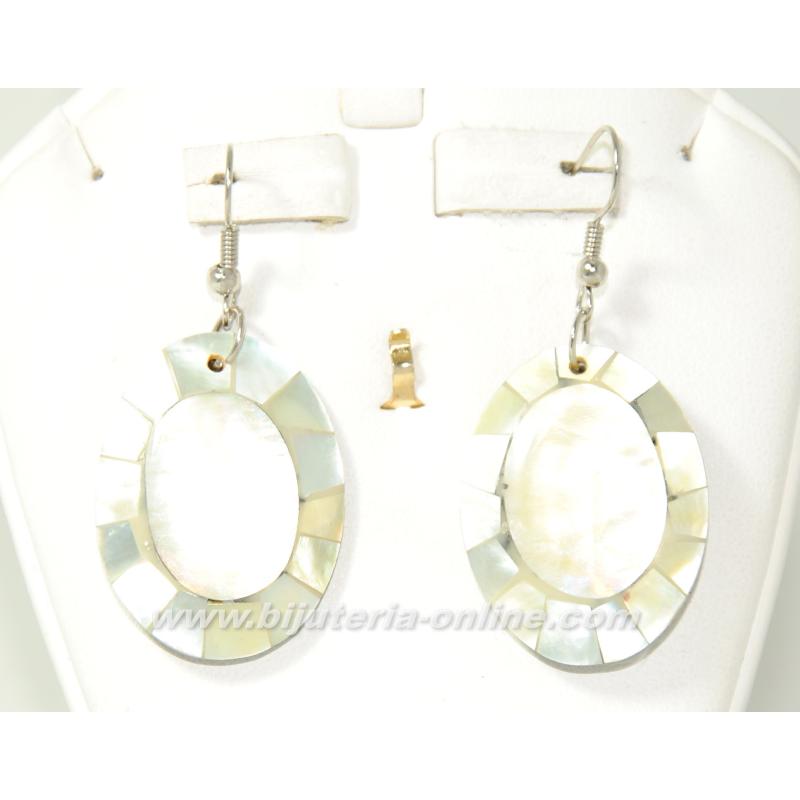 Обеци от седеф