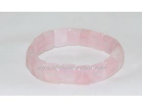 Гривна от розов кварц