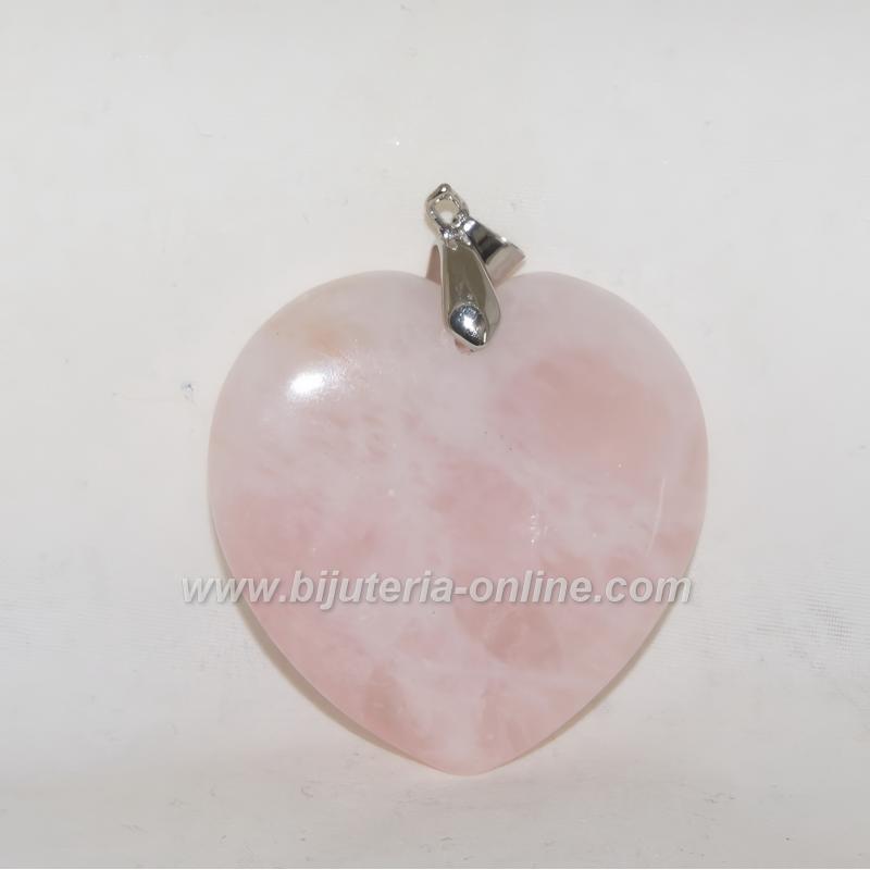 Висулка от розов кварц
