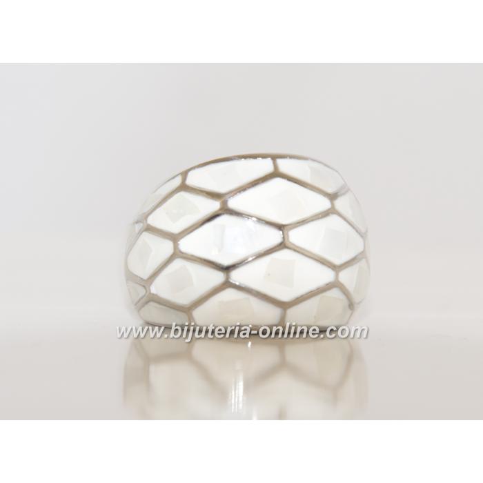 Пръстен от седеф - медицинска стомана