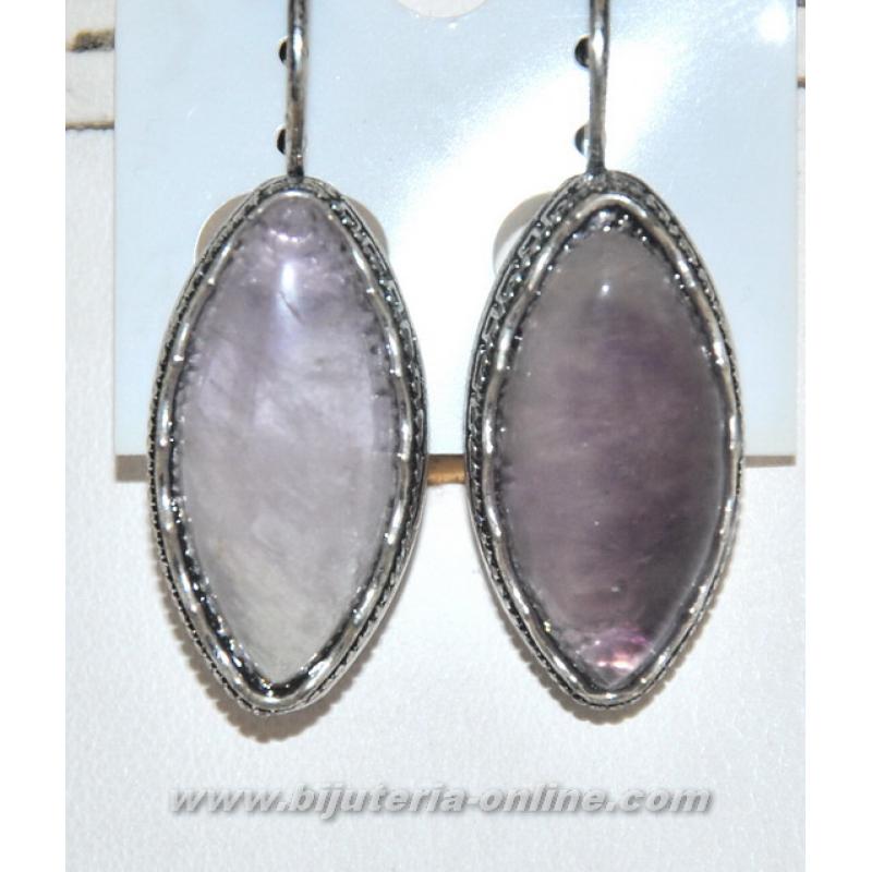 Обеци от аметист