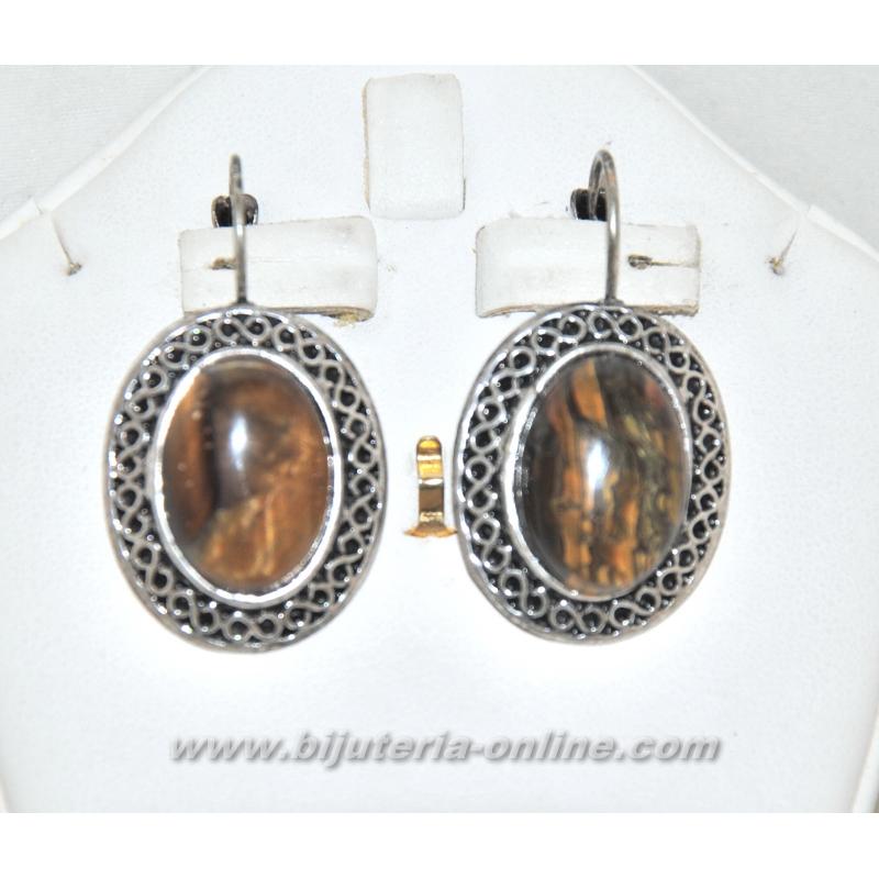 Обеци от тигрово око