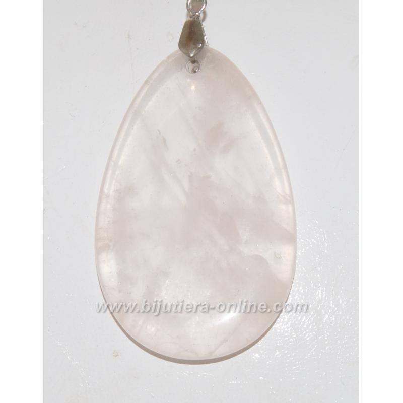 Висулка от розов кварц