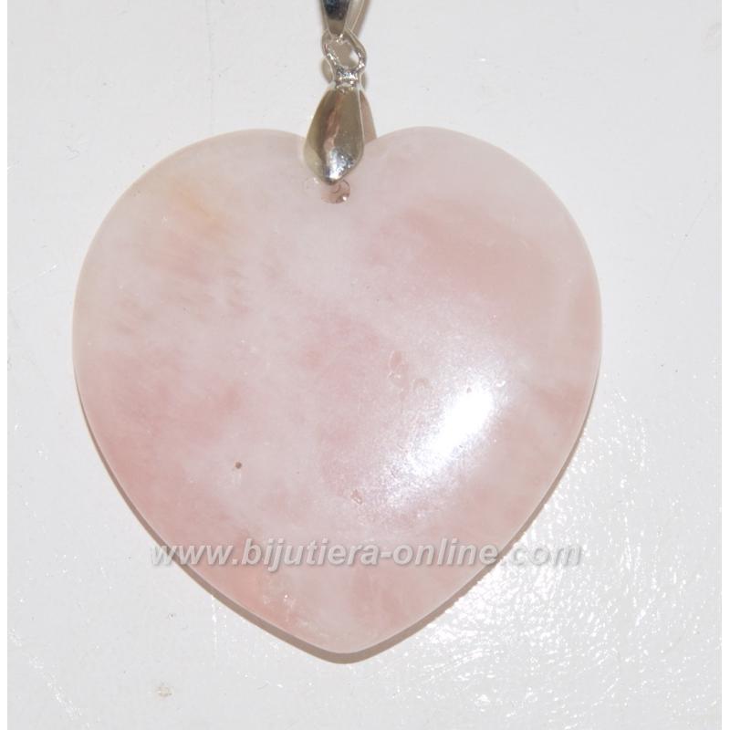 Висулка от розов кварц