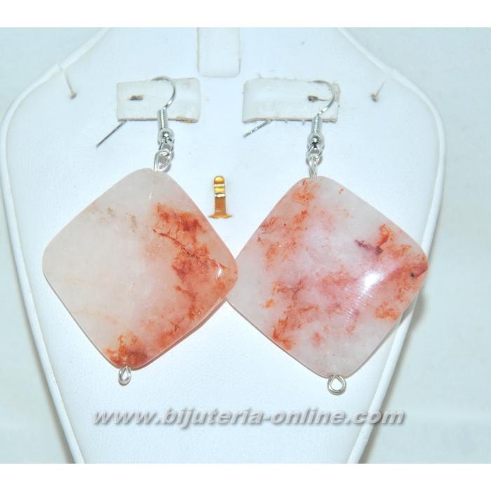 обици и висулка от ахат