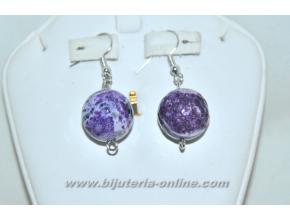 Обеци от халцедон