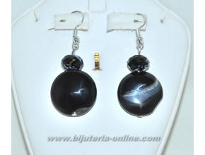 Обеци от сардоникс