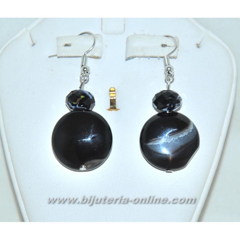 Обеци от сардоникс