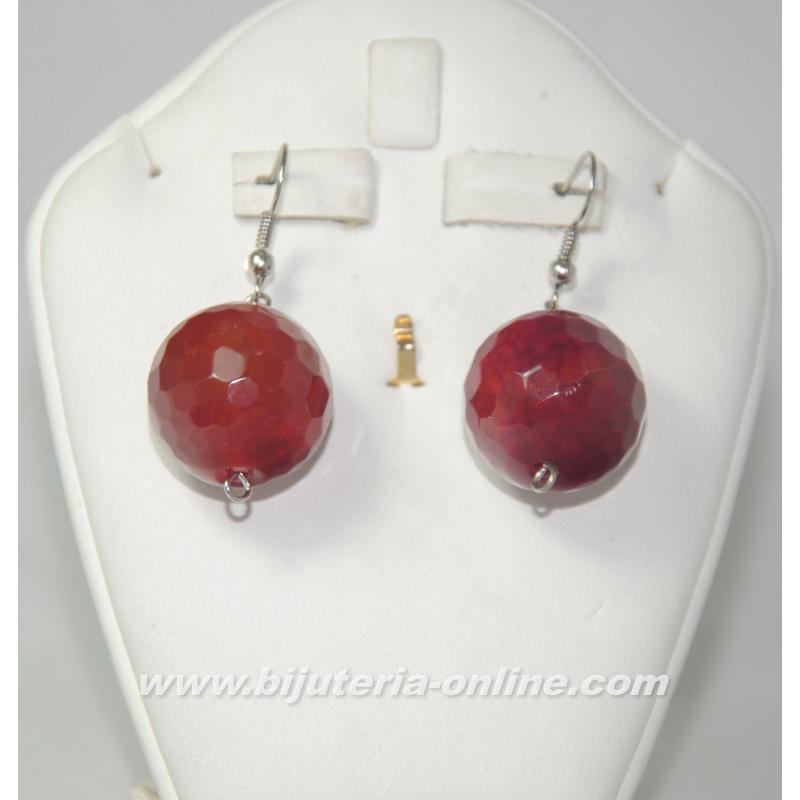 Обеци от карнеол