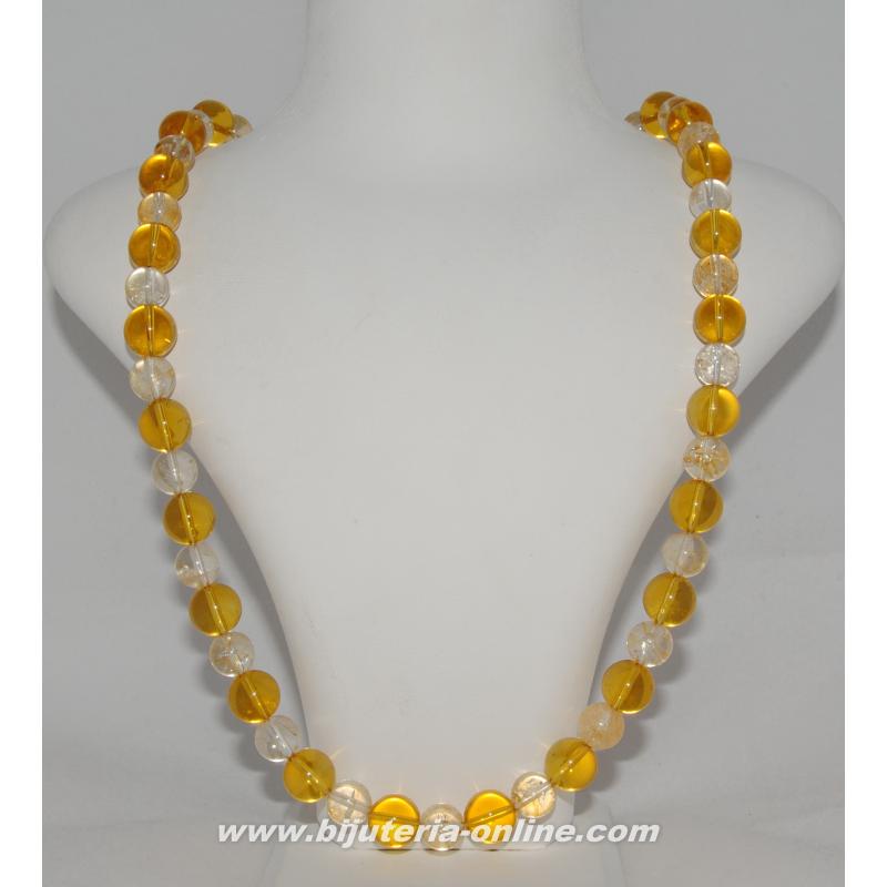 Гердан от цитрин