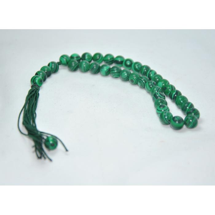Броеница от малахит