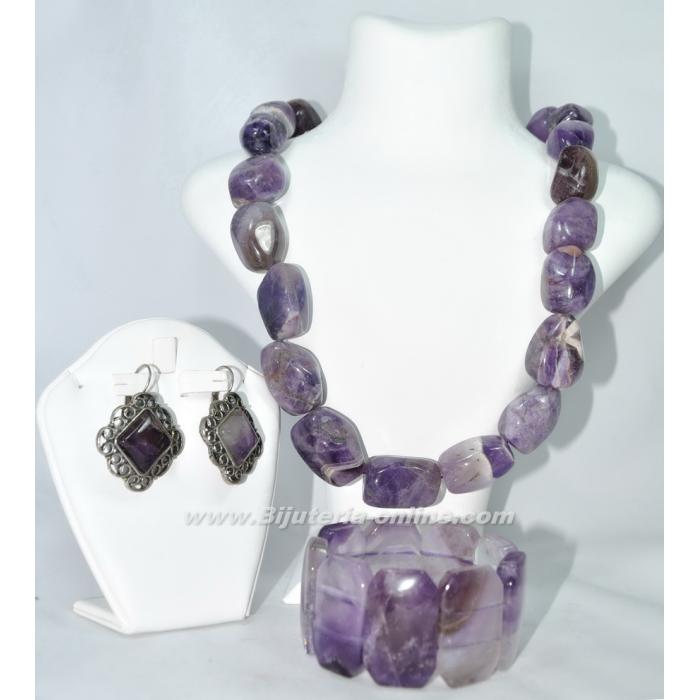 Гердан от аметист