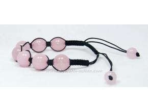 Гривна от розов кварц (шамбала)
