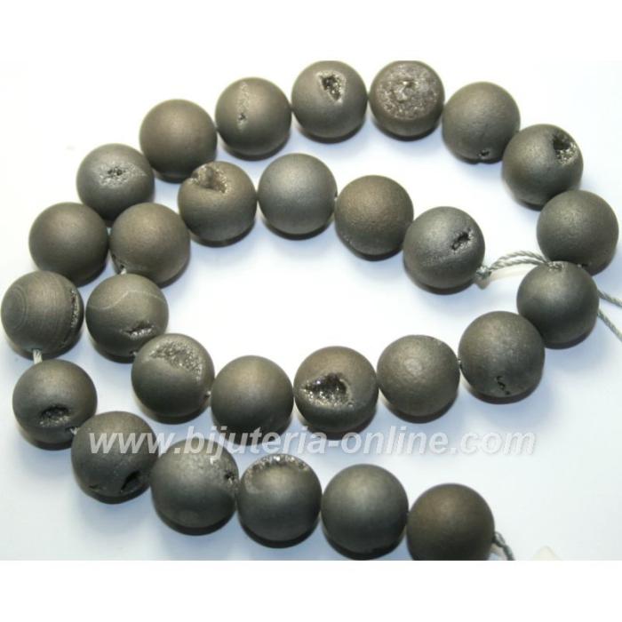 Мъниста от ахат - 6 бр.