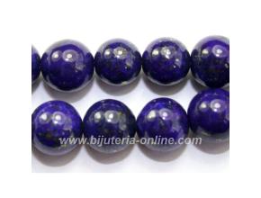 Мъниста от лазурит - 6 бр.