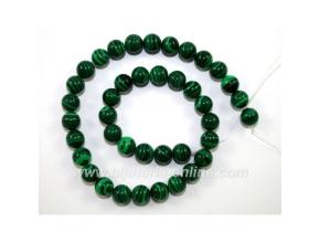 Наниз от малахит 10mm