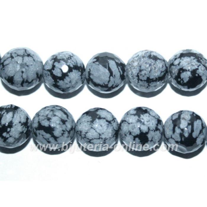 Наниз от обсидиан 10mm