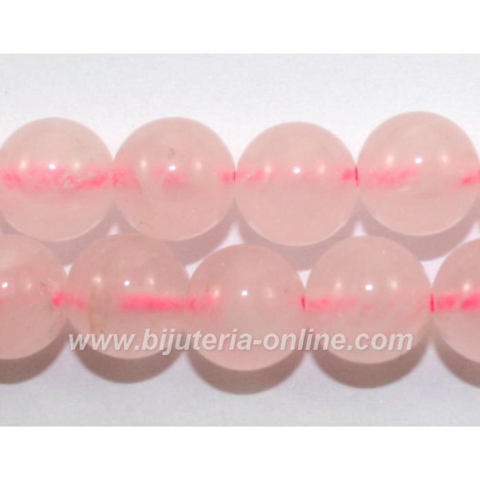 Наниз от розов кварц 10mm