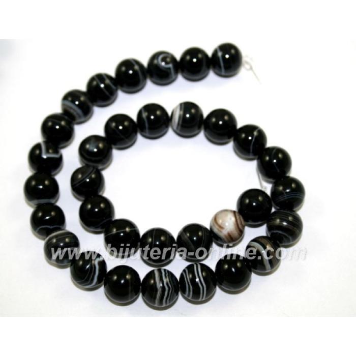 Наниз от сардоникс 10mm