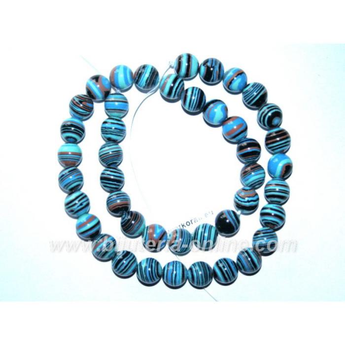 Наниз от тюркоаз 10mm