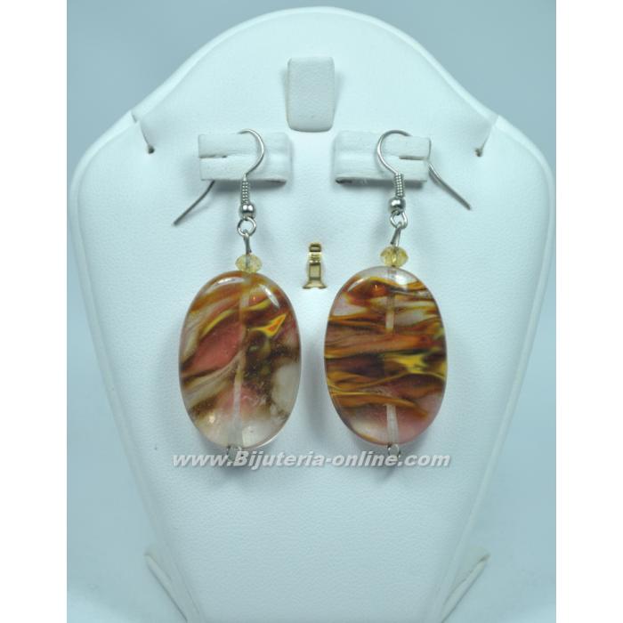 Обеци от ахат