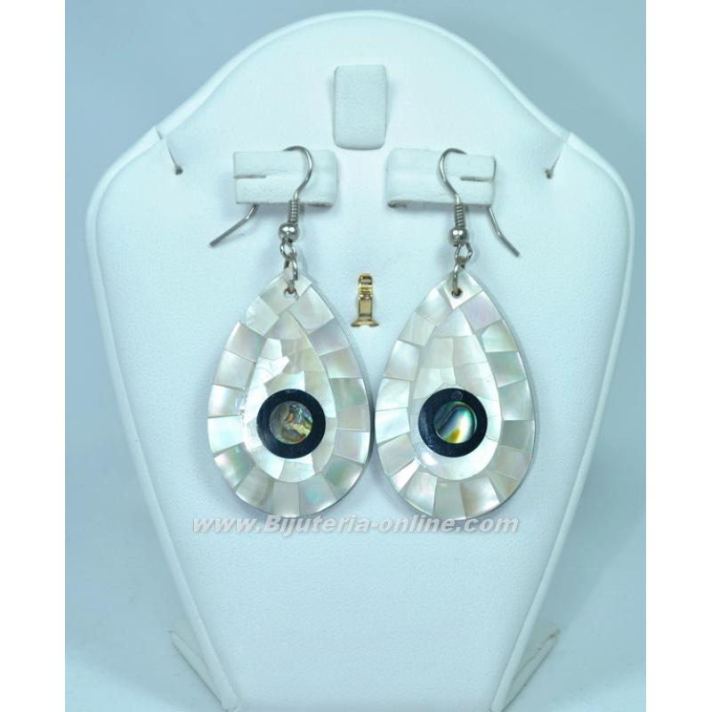 Обеци от седеф