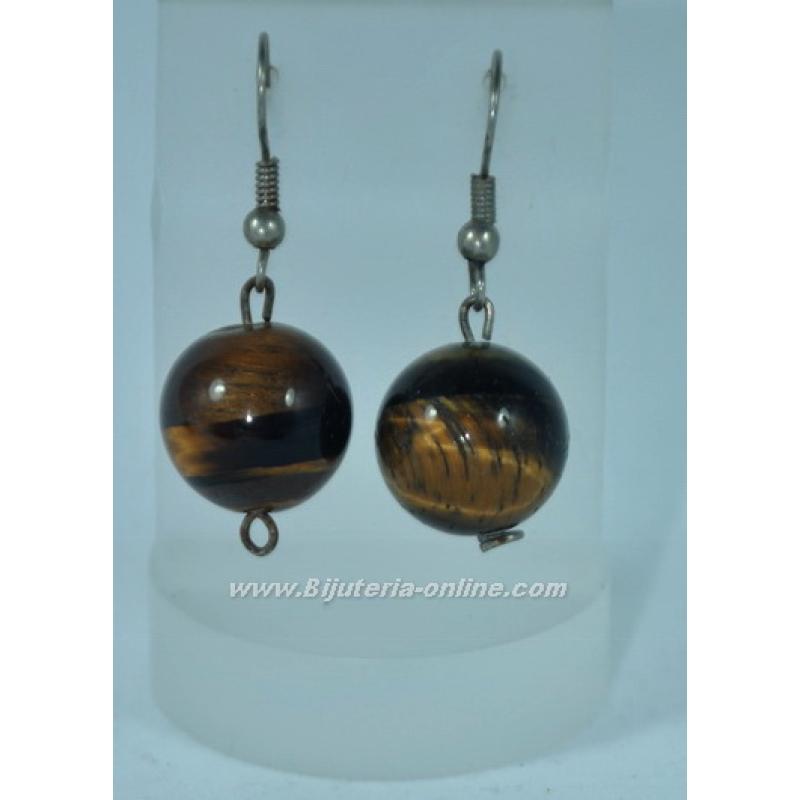 Обеци от тигрово око