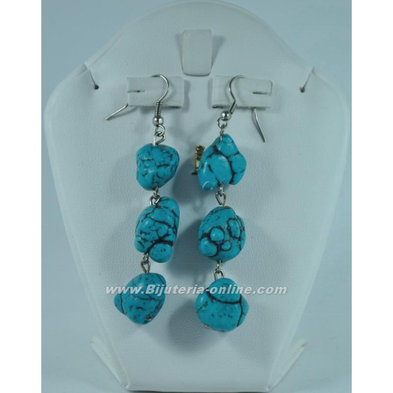 Обеци от тюркоаз