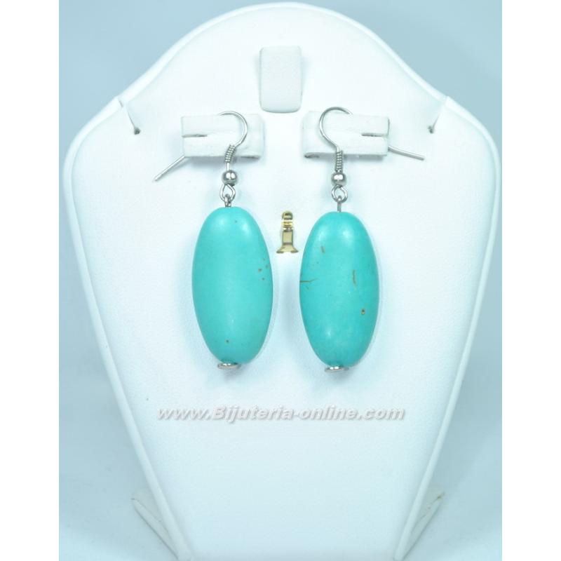 Обеци от тюркоаз