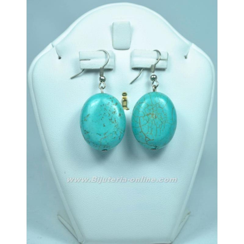 Обеци от тюркоаз