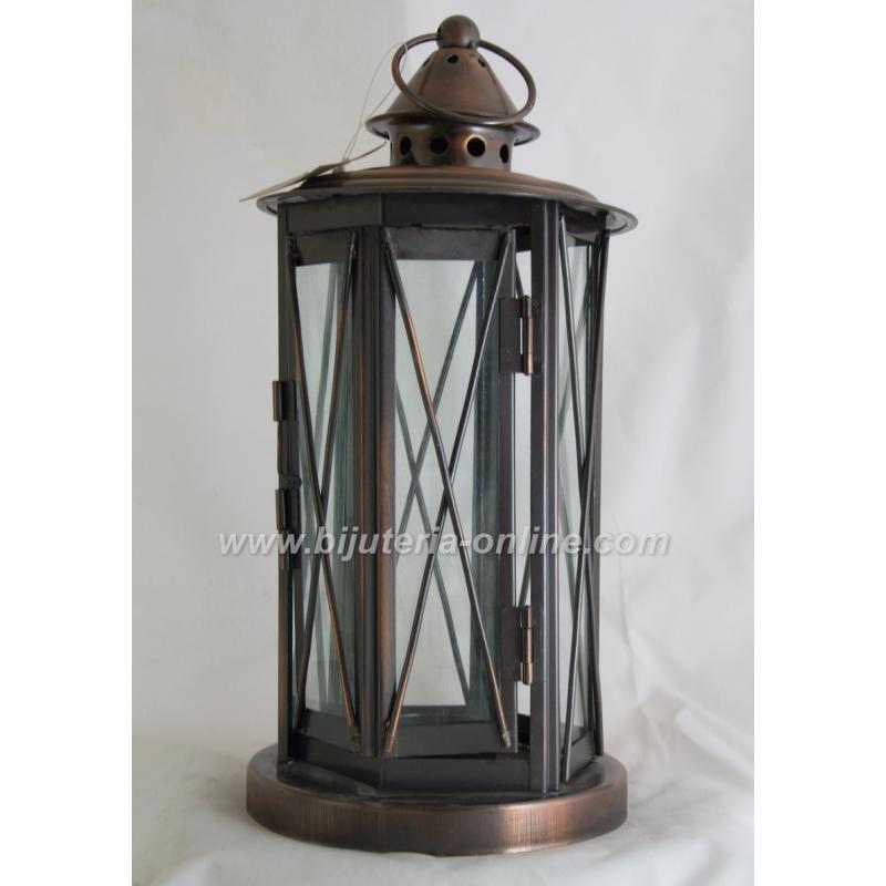 Червен Конусен Квадратен Фенер