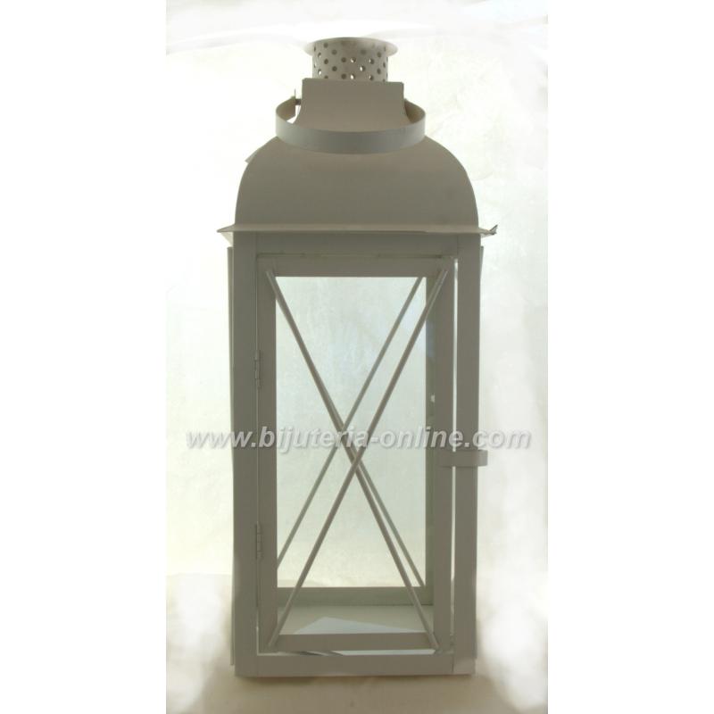 Голям Метален Фенер - Бял