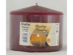 Стълбова Свещ - Винено Червен