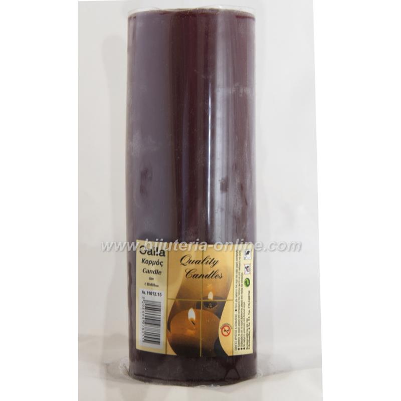 Стълбова Свещ - Винено Червен