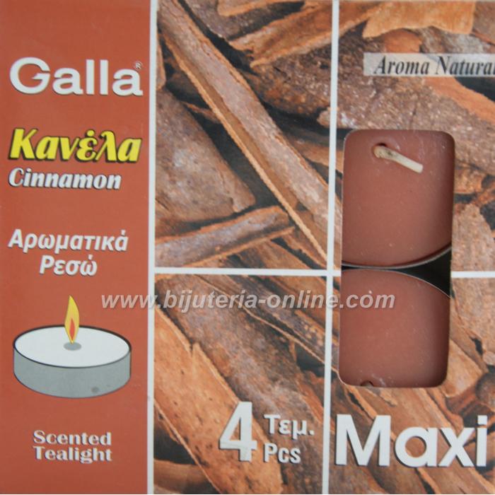 Ароматни (МАКСИ) Чаени Свещи - гардения, канела, жътва, ябълка, ягода, череша