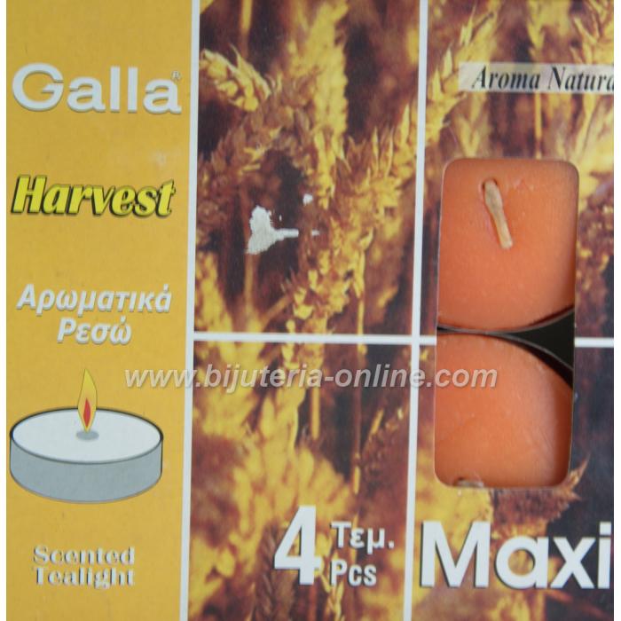 Ароматни (МАКСИ) Чаени Свещи - гардения, канела, жътва, ябълка, ягода, череша