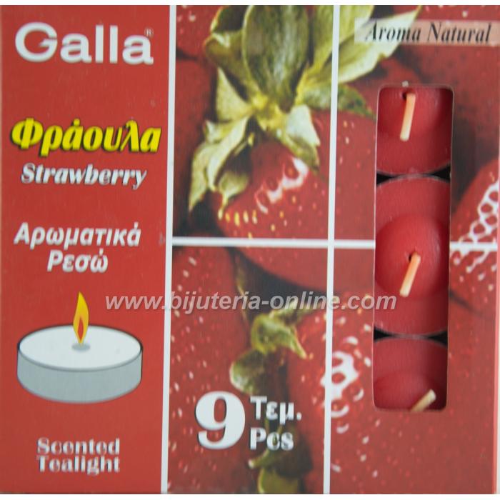 Ароматни Чаени Свещи - гардения, ванилия канела, жътва, ябълка, ягода, череша