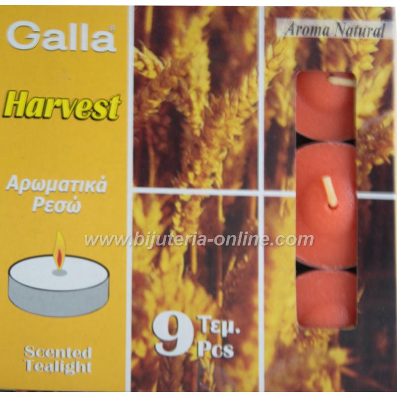 Ароматни Чаени Свещи - гардения, ванилия канела, жътва, ябълка, ягода, череша