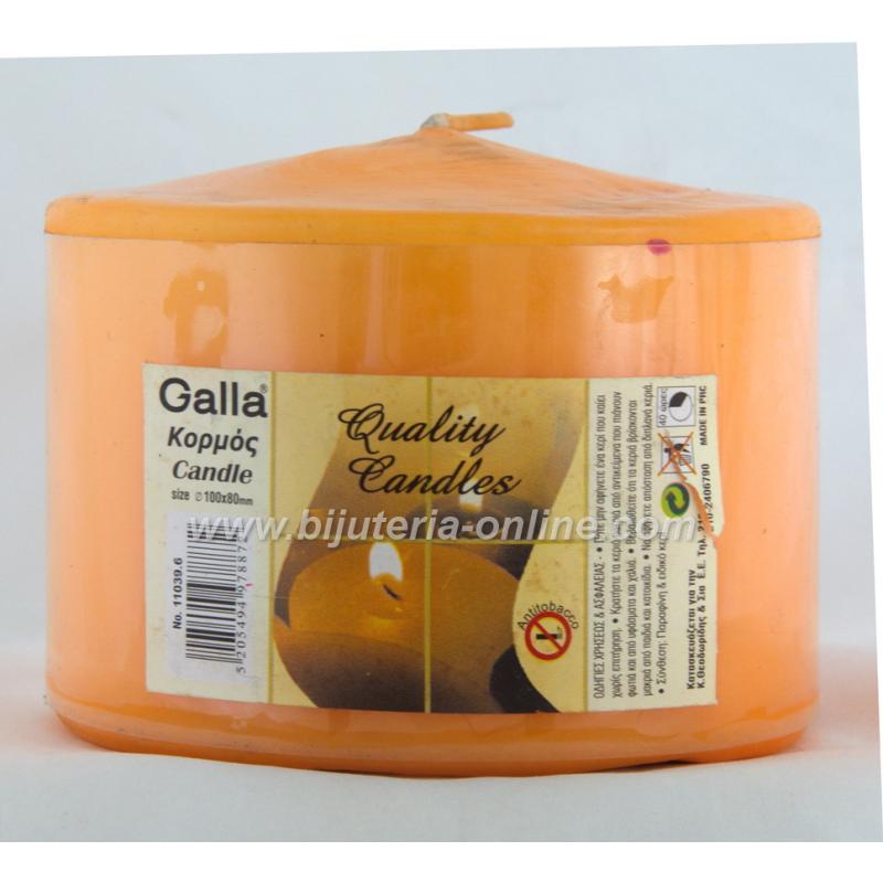 Стълбова Свещ - Оранжева