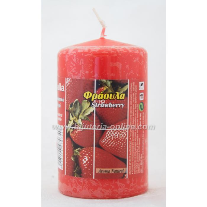 Ароматна Стълбова Свещ - гардения, ябълка, канела, жътва, ягода