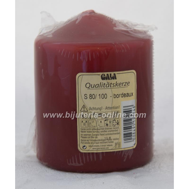 Пиларна Свещ - екрю, бордо, бяла,червена